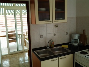 Rogoznica - kitchen of apartment B